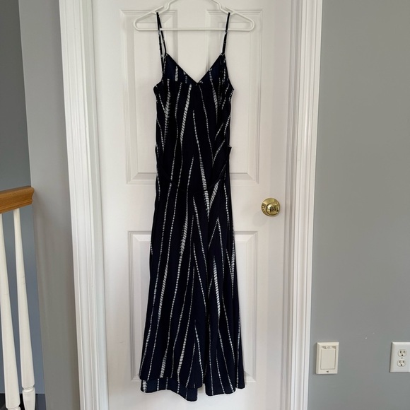 Banana Republic Navy and White Striped Dress Size Small - Picture 3 of 8